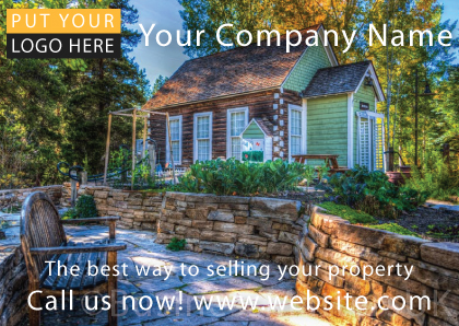 Estate Agent / Real Estate Graphic Design Template - Nice House