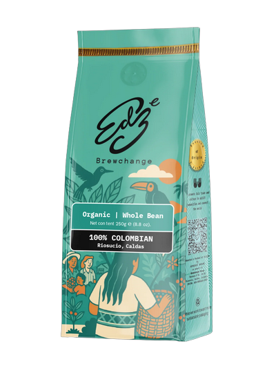 Columbian Organic - Medium Roast WHOLE BEAN COFFEE
